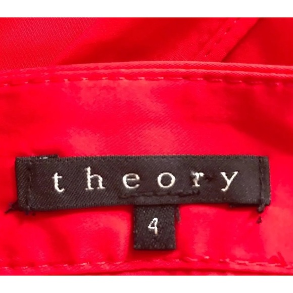 Theory Red Strapless Dress - Picture 5 of 6